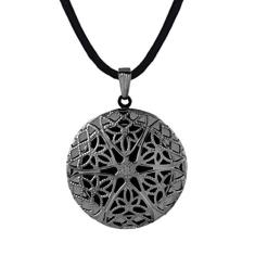 Colar Aromatizador Pessoal 32mm Grafite-Sunshine Cristais Cor:Cinza