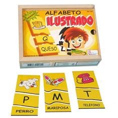 Alfabeto ilustrado em espanhol