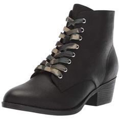 BC Footwear Bota feminina Dozen Fashion, Preto, 8.5