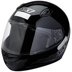 MOTOSKY Capacete Sky Nimbus Brilho, Cinza, 60