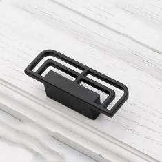 Lidar com latão maciço preto ouro alças vintage 96 mm maçanetas de porta de armário antigo para puxadores de gaveta de móveis, preto, 32 mm