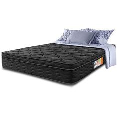 Colchão King Ortofirm Black 193x203x28 One Face Espuma D33 Preto