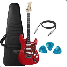 Guitarra Stratocaster Waldman St111 Rd + Kit