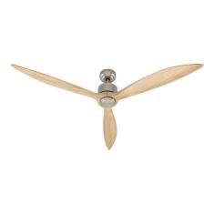 Ventilador De Teto Bivolt Metal E Madeira Sem Luz - 165 Cm