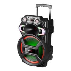 Caixa de Som Portátil Amvox Gladiador - Bluetooth - Iluminação LED - 850W RMS - Bivolt - ACA 800-Unissex