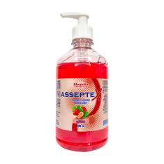 Sabonete Líquido Asseptex Morango 500ml - Rhenuks