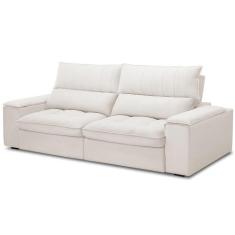 Sofá Retrátil Reclinável Para Sala de Estar Living 250cm Nápoles F04 B