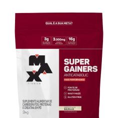 Super Gainers Max Titanium (3kg) Baunilha