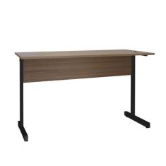 Mesa de Escritório Digitador Pé Metálico sem Gaveta com 1 passa fio - 