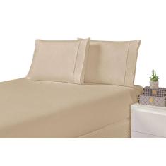 Jogo De Cama Laura Casal Cáqui