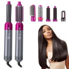 Escova Secadora E Modeladora 5 Em 1 Perfeita Para Secar Alisar E Dar B