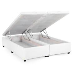 Box Baú Castor Queen Branco 158x198x35cm