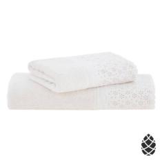 Jogo De Toalhas Buddemeyer Lovely Banho 2 Peças 100% Algodão