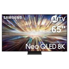Smart TV 65 Neo QLED 8K Samsung QN65QN800DGXZD Mini Led Preto