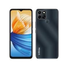 Smartphone Infinix Smart 6 64GB Preto 4G 2GB RAM 6,52 Câm. Dupla + Sel