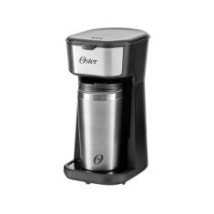 Cafeteira Oster 2Day Inox 2 Em 1 Com Copo Térmico 110V, Inox e Preto, 