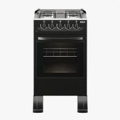 Fogão 4 Bocas Braslar New Sirius Manual Mesa Inox Forno Easy Clean Pre