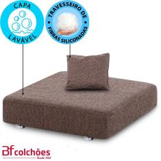 Cama Box Para Cachorro + 2 Travesseiros + 2 Capas - Caminha Pet - BF Colchões