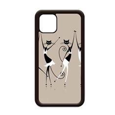 Capa Celebrate Party Cheers Cat para iPhone 12 Pro Max para Apple Mini Mobile Case