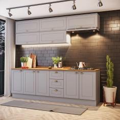 Cozinha Compacta Com Tampo 8 Peças Amy Casa 812