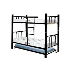 Beliche com Cama Auxiliar de Ferro Preta Marcheli