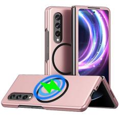 Ephoou Capa magnética para Samsung Galaxy Z Fold 4, [compatível com MagSafe] Capa de telefone de camada dupla de grau militar à prova de choque antiarranhões [carregamento sem fio] para Samsung Galaxy