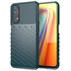 Capas para Realme 7.Caso básico,Botão de pressão flexível / 360 ° Proteção completa,Sensação arenácea