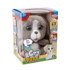 Pelúcia Cry Pets Cachorrinho Com Mamadeira Multikids BR1500
