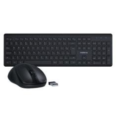 Teclado e mouse sem fio Preto CSI 50 - Intelbras