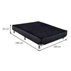 Cama Box Base Solteirao material sintético (0.96X2.03) - GENKI KENKO, 