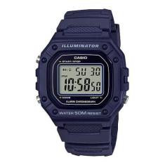 Relógio Masculino Casio Digital Azul Standard W-218H-2Avdf, Azul