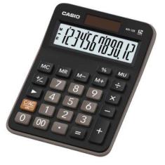 Calculadora Casio Dx-12B Preta Mesa 12 Díg Solar e Bateria