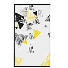 Aplicação de Película de Janela Privacidade Película de Janela Aderência Estática Sem Cola Triângulo Decorativo Tratamentos de Janela Coberturas de Janela Adesivo de Vidro para Adesivos de Janela