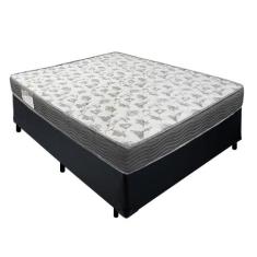 Cama Box Casal Sintético + Colchão De Espuma D33 - SerenePrime - 138cm
