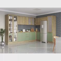 Balcão de Cozinha Canto 98cm 1 Porta Madeira