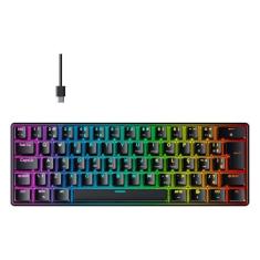 Teclado Mecânico Gamer Hyrax Thunder HCK61, RGB, USB-C, Switch Blue, 1