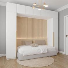 Guarda-roupa Modulado 6 Peças 9 Portas Jade CabeCasa MadeiraOriginals 