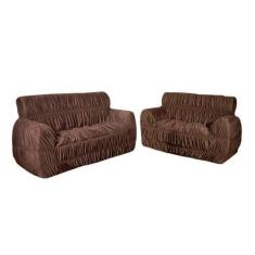 Capa de Sofá Protetora 21 Elásticos 2 e 3 lugares Tamanho King - LOVE4