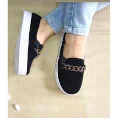Tenis Feminino Casual Iate Sapatenis Calce Facil Confortavel-Feminino