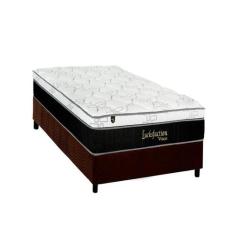 Cama Box Solteiro: Colchão Molas Luckspuma MasterPocket Ensacadas Luck
