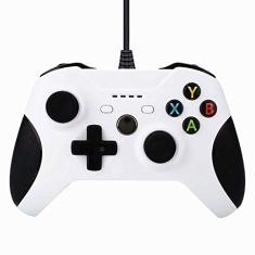 Controle com fio para Xbox One, controle de videogame com fio, joystick funciona com Xbox One/One S/One X, PC/Laptop Windows 7/8/10