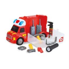 Caminhao Workshop Junior Truck Bombeiro Multikids