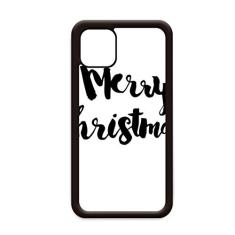Capa estilo frase Merry Christmas para iPhone 12 Pro Max para Apple Mini Mobile Case Shell