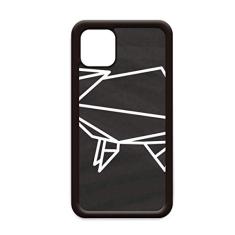 Capa abstrata de porco de origami em formato geométrico para iPhone 11 Pro Max para Apple Mobile Case Shell
