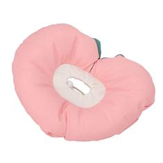 Coleira de cone para animais de estimação, anel de vergonha para animais de estimação com cordão leve ajustável formato bonito PP algodão elástico para gatos para recuperação (M)