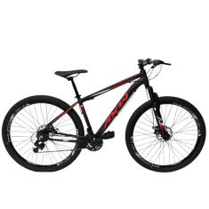 Bicicleta AXW Aro 29 Freio Hidráulico 24 Marchas Shimano e Suspensão Diant + 2 Acessórios-Unissex