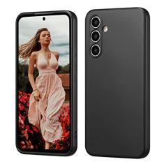 UEEBAI Capa para Samsung Galaxy A54 5G, capa fina de silicone líquido à prova de choque, proteção de corpo inteiro, capa de telefone com microfibra antiarranhões, ultrafina, capa de borracha macia e