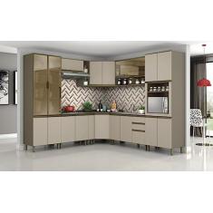 Cozinha Modulada Conect com 13 Peças Duna/cristal - Henn