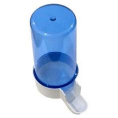 Bebedouro Animalplast Médio - 200ml - Malha Larga - Azul e Branco