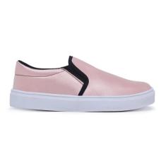Tênis Feminino Slip On Calce Fácil Casual Rosa - Zafrem, 38, Rosa, Fem